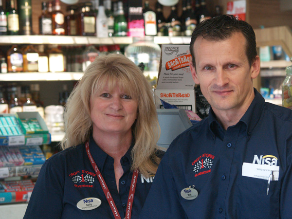 matthew and sally crof of crofts stores silverstone